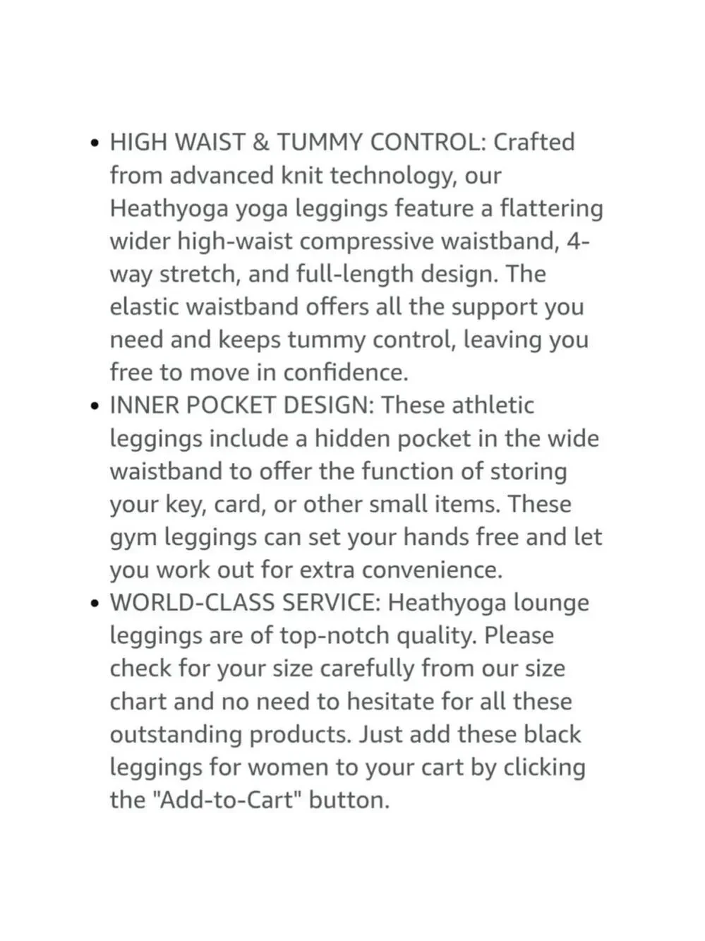 Women's Heathyoga Leggings, Size Large Grey